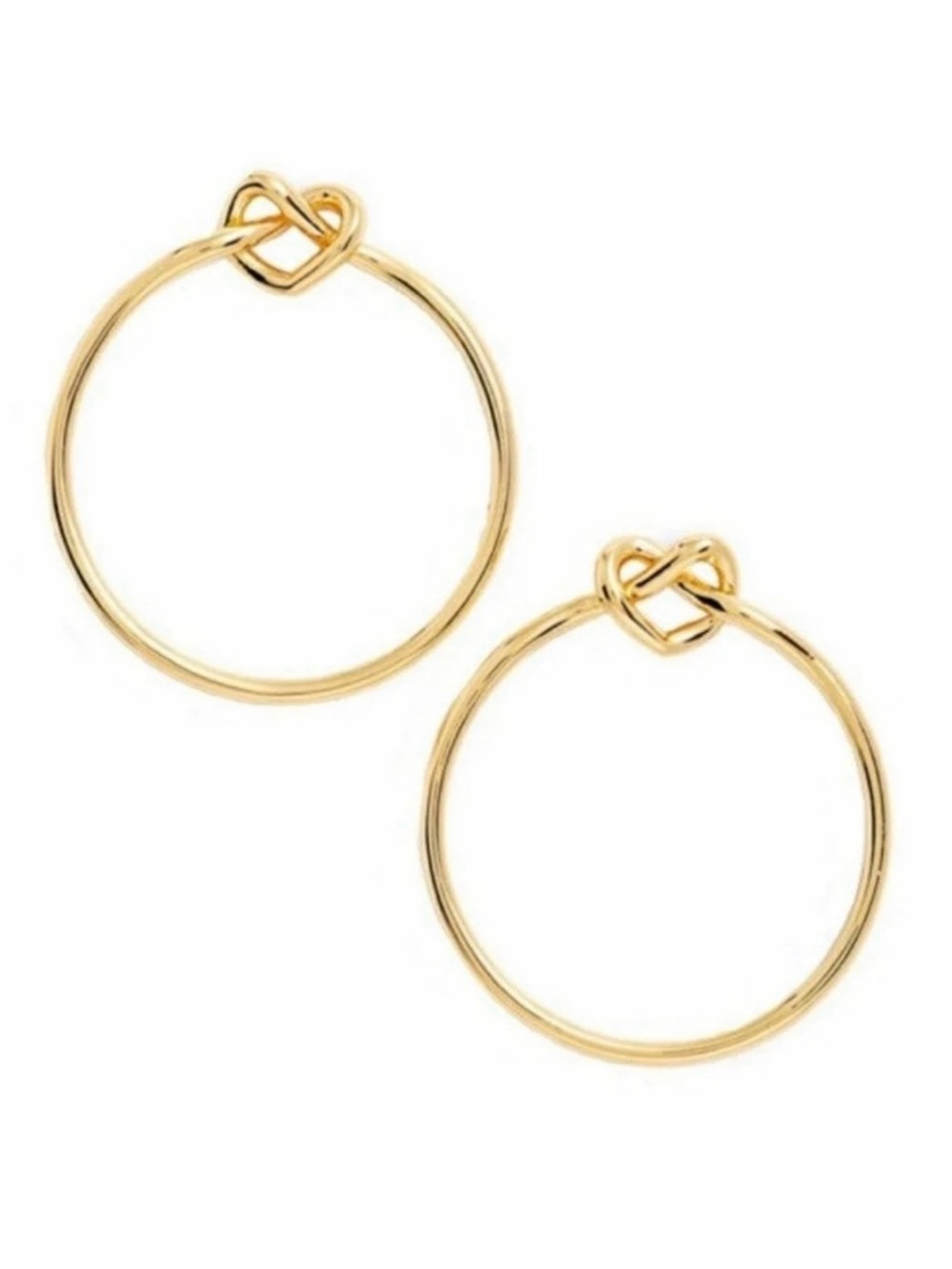 Kate Spade - Gold Love Me Knot Hoop Earrings